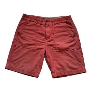 Outerknown Seventyseven Shorts Mens 33 7" Cotton Corduroy Utility Pockets